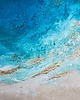 obrazy Turkusowy obraz abstrakcyjny Maldives  - 30x40 cm 5