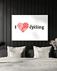 plakaty Plakat. I love cycling 1