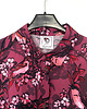 sukienki mini damskie Bordowa KOSZULA oversize/szmizjerka, autorski print kwiatowy 100% wiskoza 7