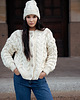 swetry damskie  Sweter FLAME kremowy 3