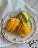 zabawki - inne Szydełkowa karambola (star fruit) 1