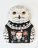 kolorowanki dla dzieci Portrait of a snow owl named Sisi 4