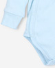 body i śpiochy niemowlęce Błękitne body kopertowe SAMOLOTY dla chłopca 3