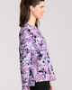 bluza bez kaptura damska Bluza z kwiatowym drukiem 3