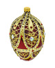 ozdoby choinkowe Bombka choinkowa: Ekskluzywne jajo Faberge: bordowe 1
