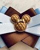 broszki Czekoladowo -błękitna  Brosza MICKEY    New 2