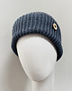 czapki damskie Czapka całoroczna beanie z wywinięciem uniwersalna bawełniana 4