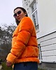 kurtki damskie Futerko pomarańczowe orange BY CAYOU 2
