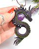 wisiory Fraisair, wisior ze smokiem, beading 2