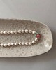 wisiory Handmade naszyjnik z naturalnych pereł z różową maliną koraliki 2w1 1
