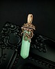 wisiory Wisiorek z awenturynem wire wrapping 7