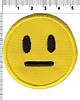 naszywki na ubrania Naszywka termo przylepna Emoji neutralna 1