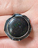 pierścionki srebrne Pierścionek migotliwa planeta- black matrix opal 5