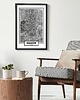 plakaty Kraków - plakat z planem miasta 1