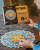 puzzle dla dzieci PUZZLE DREWNIANE NIEBIESKA MANDALA DUŻA 380 XXL 1
