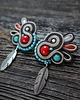 kolczyki soutache Navajo- etniczne kolczyki soutache 1