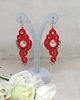 kolczyki soutache Czerwone kolczyki soutache - kolekcja Lady in Red 4