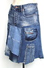 spódnice midi Patchworkowa spódnica jeans r.40/42 3