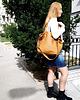torby na ramię Kamelowa skórzana torba z dużymi kieszeniami wersja capuccino 5