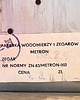 zegary Rustykalny zegar ścienny Metron SK-29, Polska lata 70. 1