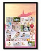 plakaty Plakat 30 personalizowanych zdjęć na kwiatowym tle, kolaż 3
