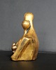 figurki i rzeźby Rzeźba Para Zakochanych jasne złoto wys. 12,3 cm 4