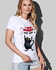 t-shirt damskie I WAS NORMAL koszulka z nadrukiem 1