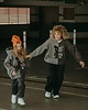 bluza bez kaptura damska Bluza oversize Duo Robot Teddy dla mamy i taty 3