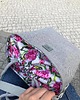 torby na ramię Szara torebka z kominem w kwiaty APRIL MNIN 1