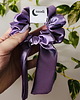 gumki do włosów Satynowa gumka do włosów scrunchie Lila RÓŻNE MODELE 6