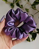 gumki do włosów Satynowa gumka do włosów scrunchie Lila RÓŻNE MODELE 3