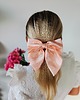 spinki i klamry do włosów Kokarda spinka klamra jedwabna brzoskwiniowa rosa 3