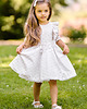 sukienki dla dziewczynki Piękna muślinowa haftowana sukienka z koronką Camile 6