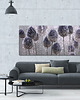 obrazy OBRAZ NA PŁÓTNIE - KWIATY CZOSNEK 150x60cm 1