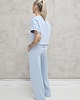 komplety damskie Chiara oversizowy komplet bezrękawnik i spodnie wide leg Baby Blue 4
