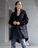 kurtki damskie Kurtka / płaszcz typu parka czarna 5