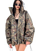 kurtki damskie Kurtka typu bomber oversize collar camo 2
