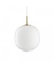 lampy wiszące Lampa Wisząca Lampa Szklana Palla Biała 35 cm 1