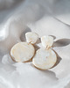 kolczyki z masy plastycznej Kolczyki wiszące WHITE JASPER 1
