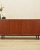 komody Sideboard tekowy z lat 60. z barkiem i drzwiami przesuwnymi 1