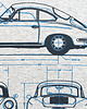 t-shirty męskie Koszulka PORSCHE 356 GRAY tshirt 3