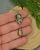 wisiory Długi wisiorek złote labradoryty wire wrapping 4
