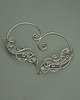 nausznice Nausznica zausznica kamień księżycowy wire wrapping 1