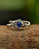 pierścionki - różne Pierścionek regulowany lapis lazuli wire wrapping 2