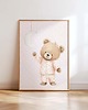 obrazy i plakaty do pokoju dziecięcego Plakat Na Ścianę Dla Dziewczynki Różowe misie nr. 14 1