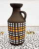 wazony Ceramiczny wazon z uchem, Strehla Keramik, Niemcy, lata 70. 5