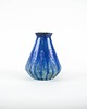 wazony Wazon ceramiczny niebieski, duński design, lata 60, produkcja: Dania 2