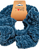 gumki do włosów Szydełkowe gumki do włosów Scrunchie szara i morska 1