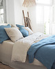 koce i narzuty Lniana Narzuta DUSTY BLUE 2