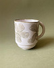 kubki Delikatny Ceramiczny Kubek z Uchem,Zielony Kwiatowy Wzór 3